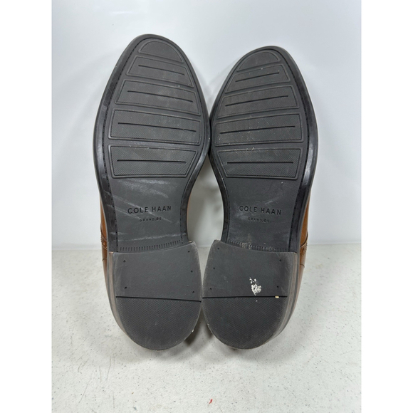 Cole Haan Grand OS C26146 Mens 9.5 Brown Leather Cap Toe Watson Oxford Shoes - Picture 7 of 8